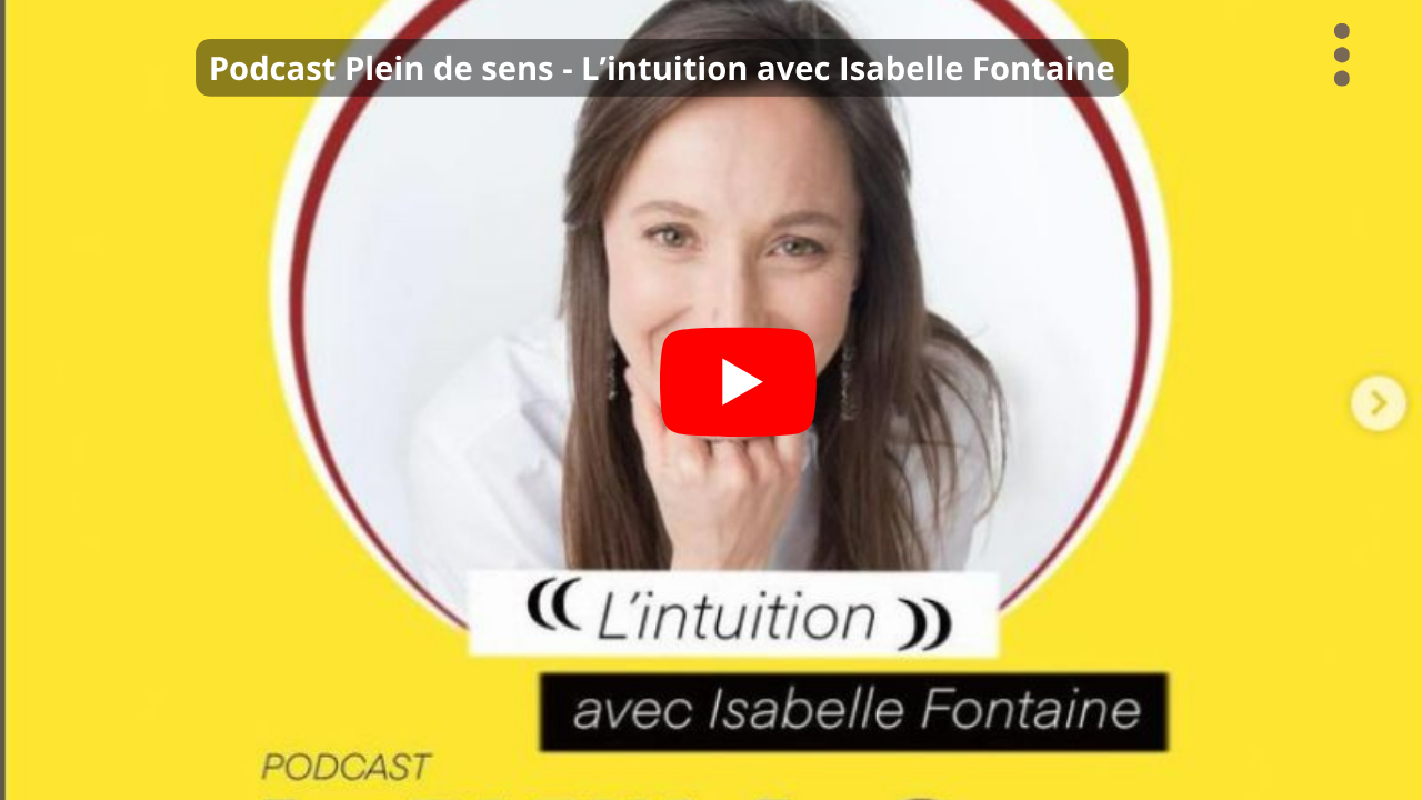 interview livre sur l'intuition Isabelle fontaine