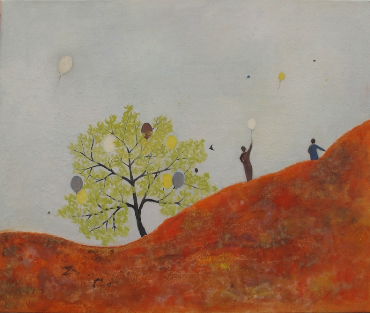 Copyright Virginie Roux Cassé, L'envol de l'âme (Blog de l'artiste : http://airser.canalblog.com/).